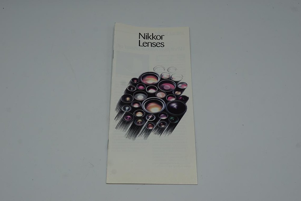 Nikon Nikkor Camera Lenses 1991 Catalog