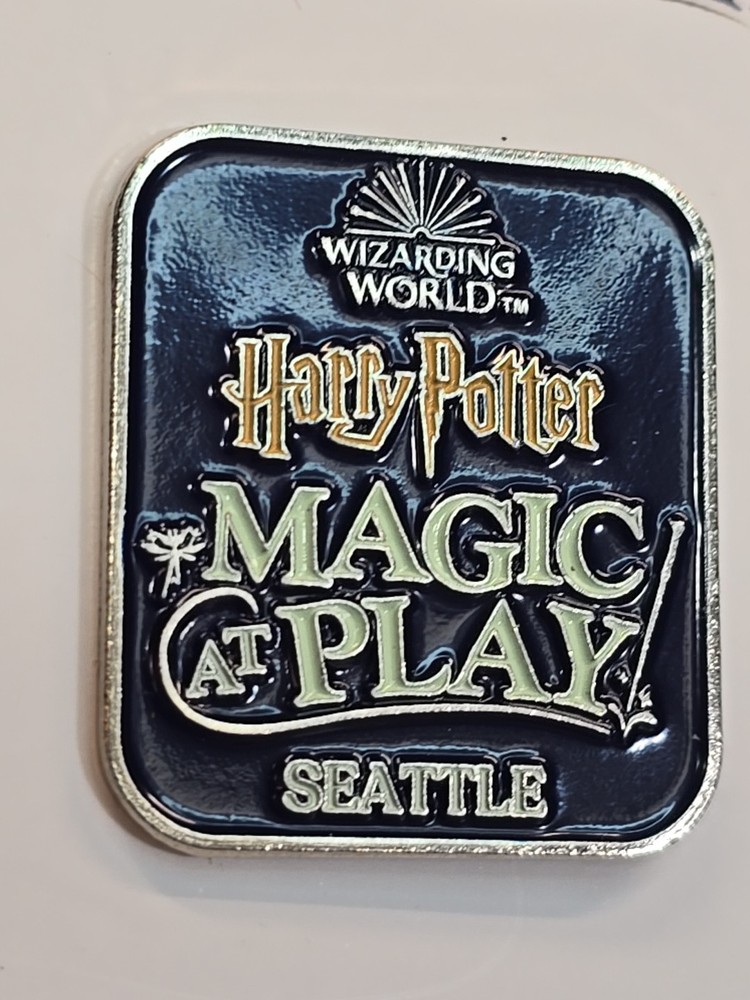 Harry Potter Magic at Play Seattle Souvenir Lapel Pin Interactive Experience