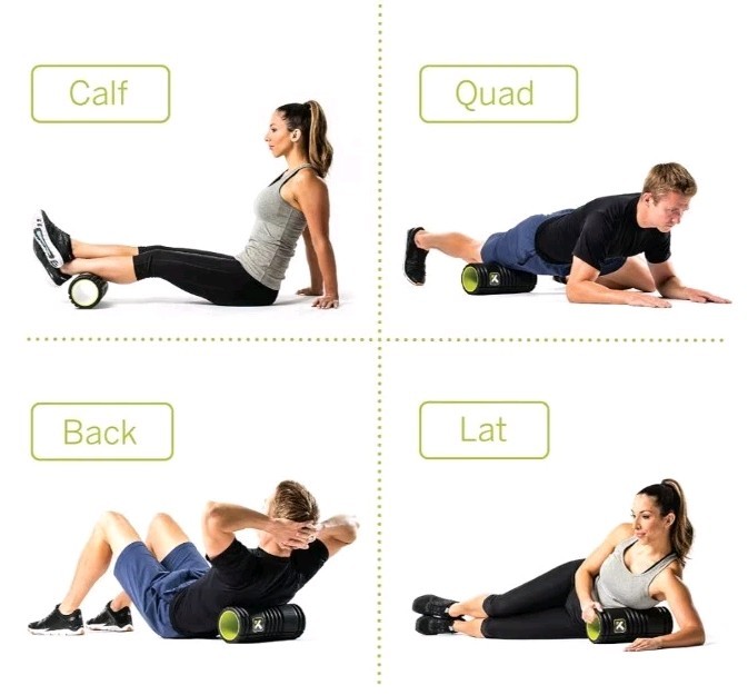 TriggerPoint Grid Foam Roller 13" Multi-Density Massage Roller for Deep Tissue