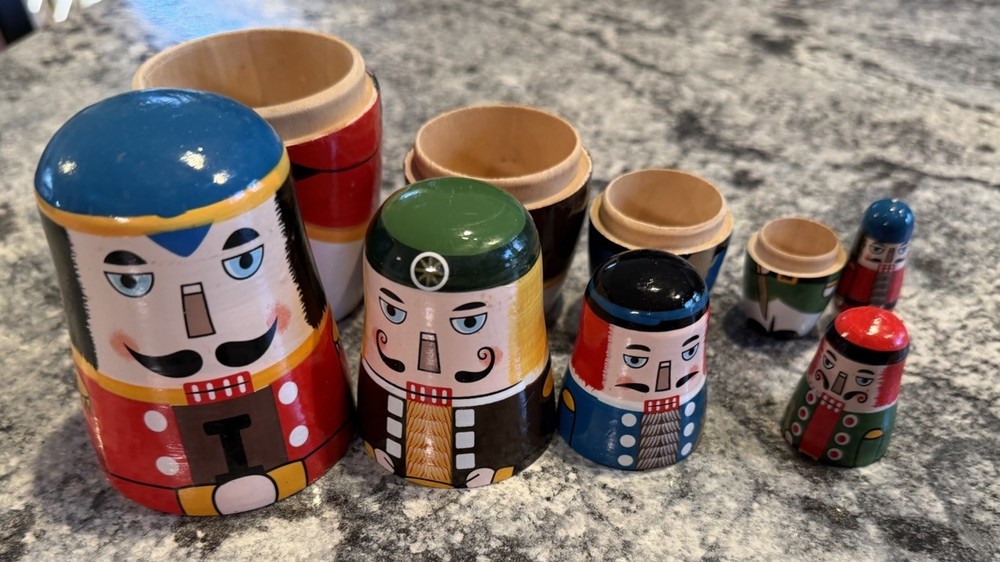 Nutcracker Nesting Doll 5 Pieces