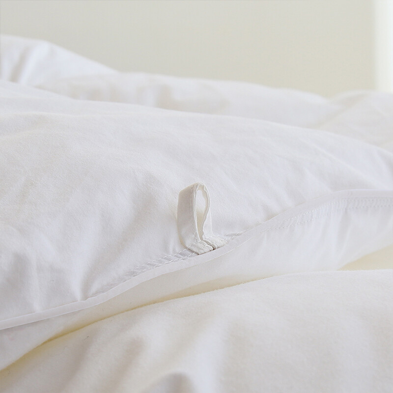All Season White 50% Down Feather Comforter Duvet 100% Cotton King/Queen