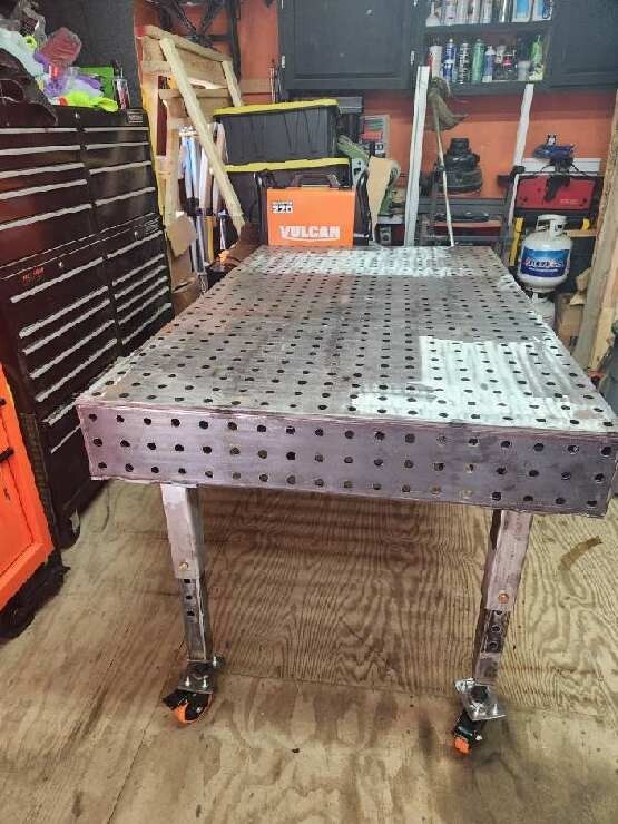 Welding Table 4 x 8 with 3/8 top