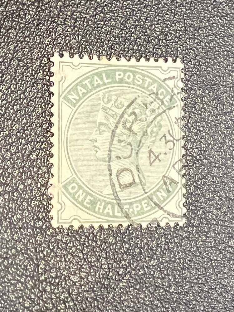 Natal stamp 66 used