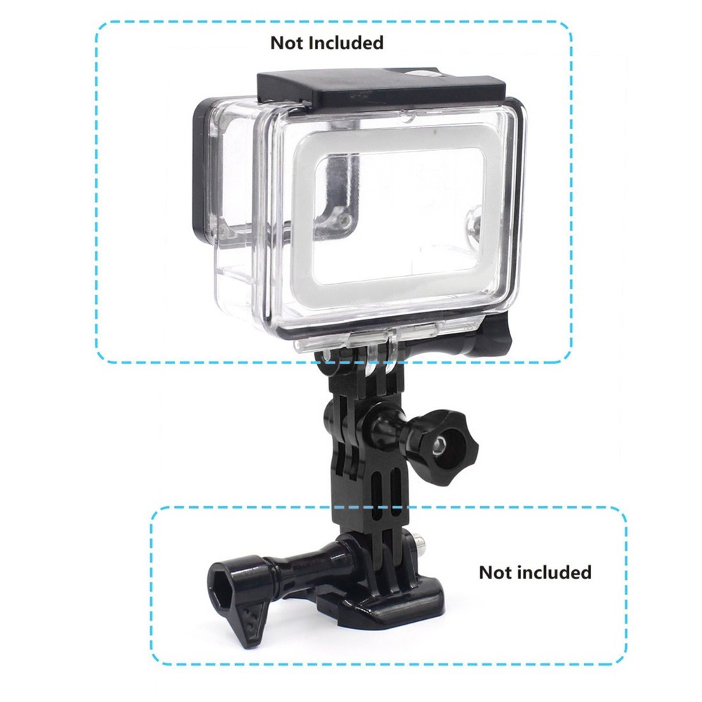 1Pc Black 3 Way Adjustable Extension Pivot Arm Adapter Replace Kit For Gopro