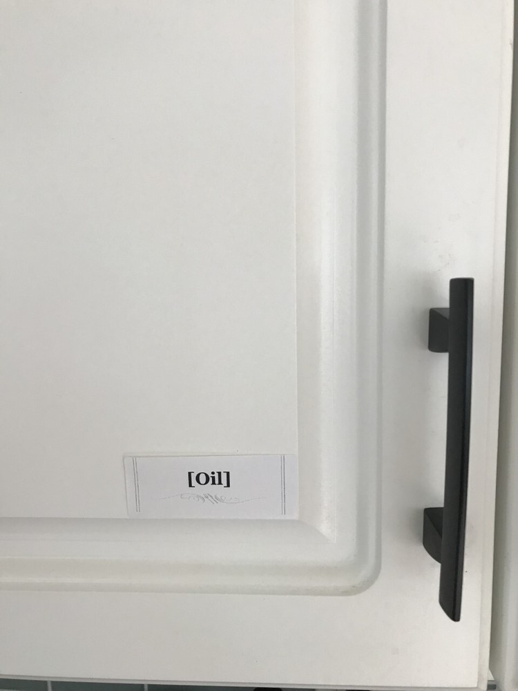 Standard/Customized Home Organization Labels for Kitchen, Bath Room, Garage etc.