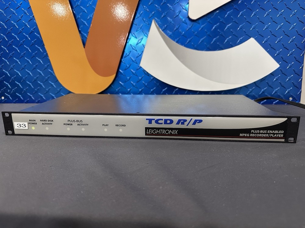 LEIGHTRONIX TCD R/P Plus-Bus Enabled MPEG Recorder / Player