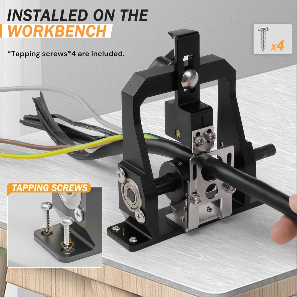 Adjustable Wire Stripper Machine，Professional Drill Powered Cable Stripping Tool