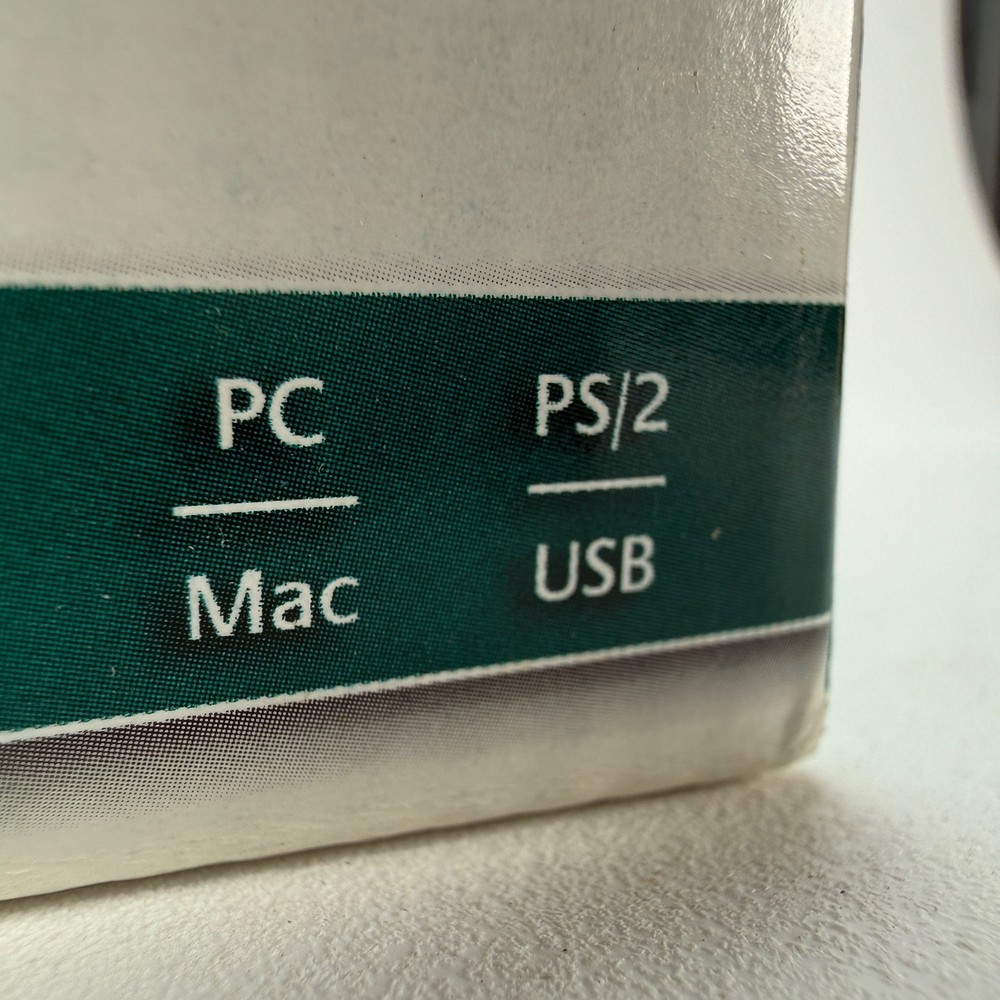 Logitech Optical 3 Button Mouse PC Mac 931145-0403 Vintage Computing NOS