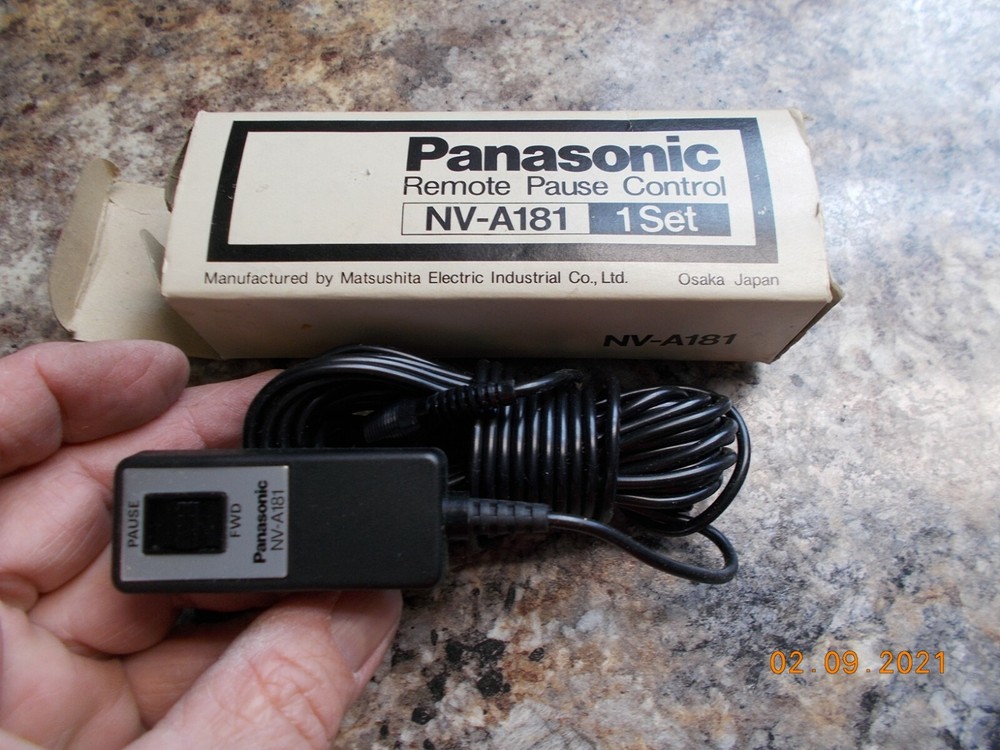 New Panasonic NV-A181 Remote Pause Control