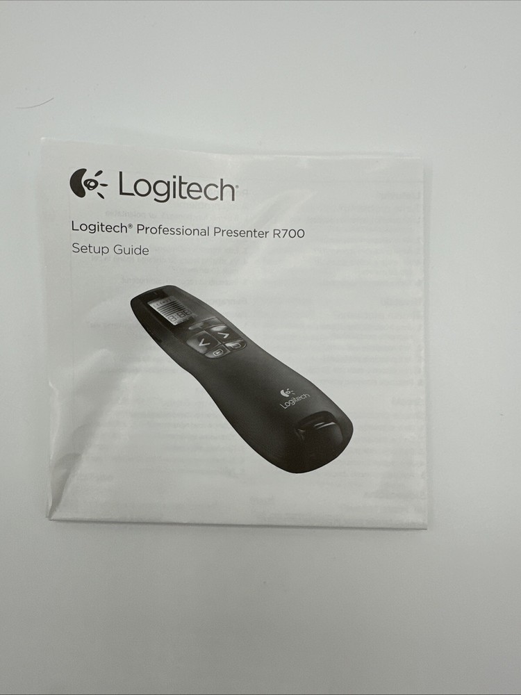 Logitech Professional Presenter Presentation Laser R700 Pointing