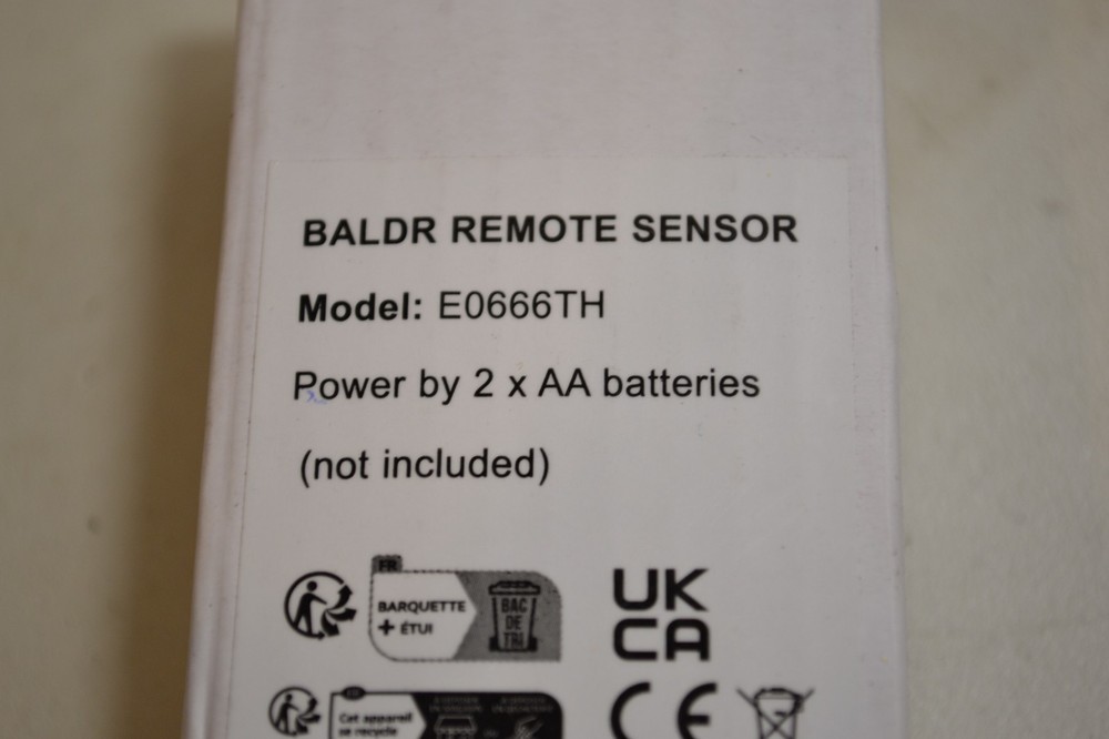 BALDR Remote Sensor Model: E0666TH