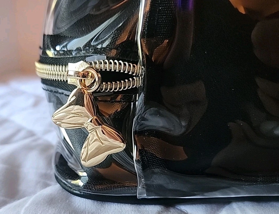 3 Piece Disney Minnie Mouse Travel Make-up Cosmetic Bag Set. PMK. +ZipperCharm