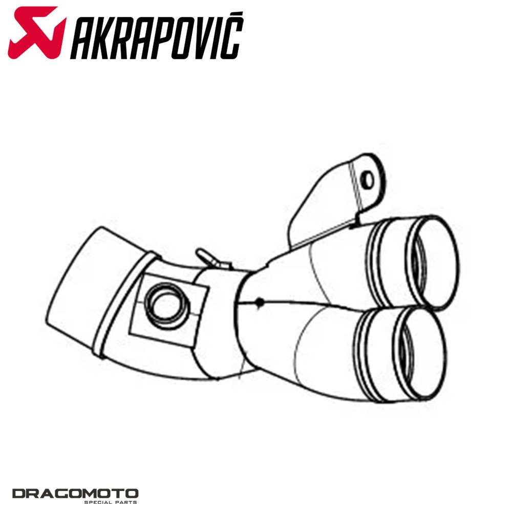 AKRAPOVIC L-H10E11 Connection Pipe
