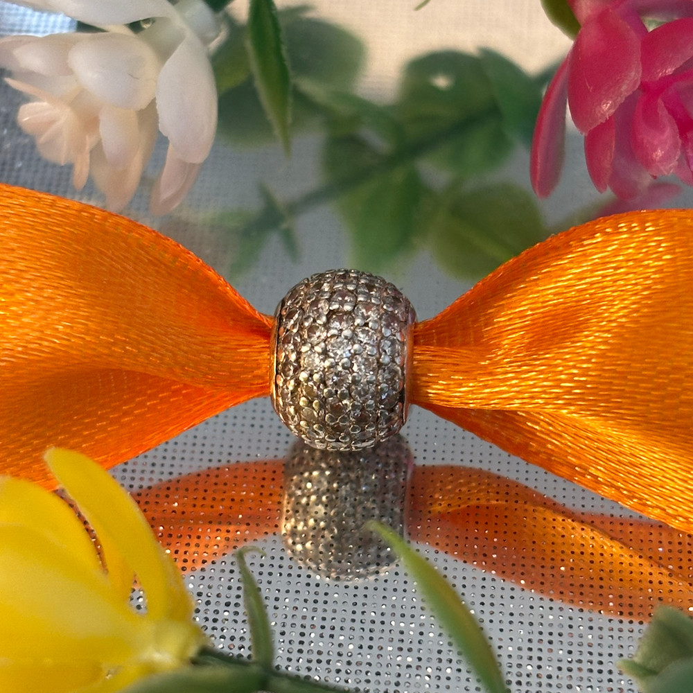 Pandora 💖 Silver Pave Lights Charm 🌟💫