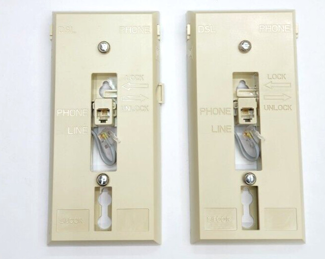 (2-PACK) SIECOR SPS-TWO-SG2 TOOL-LESS WALL MOUNT DSL DISTRIBUTED FILTER *S2