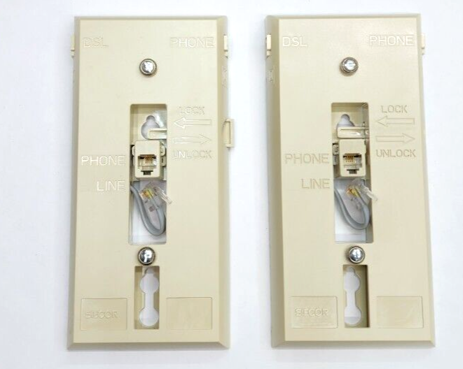 (2-PACK) SIECOR SPS-TWO-SG2 TOOL-LESS WALL MOUNT DSL DISTRIBUTED FILTER *S2