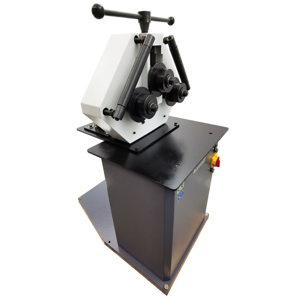 220V 3PH Pipe Roll Bender Ring Roller Pinch Roller Coiling Bending Machine
