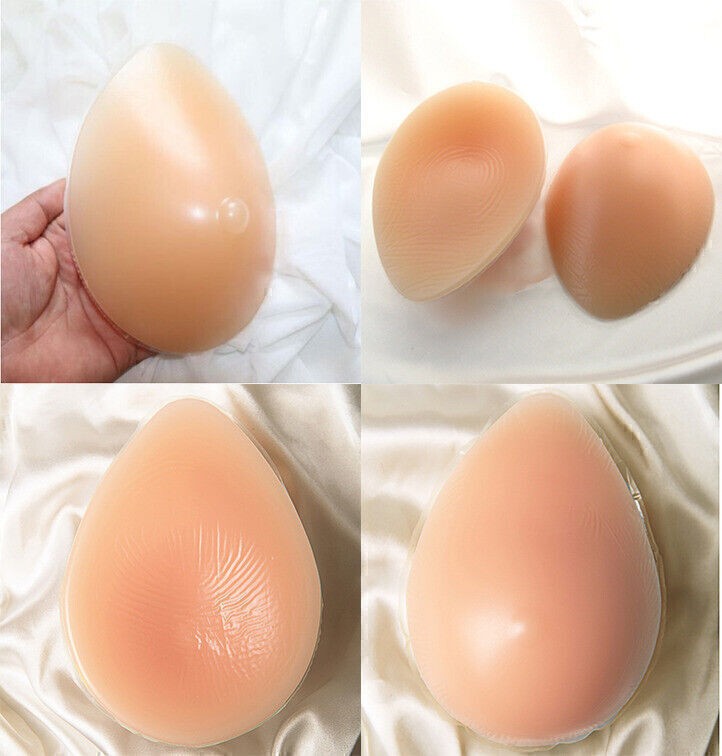 Silicone Breast Forms Bra Mastectomy Prosthesis Insert Pad 1 Pair