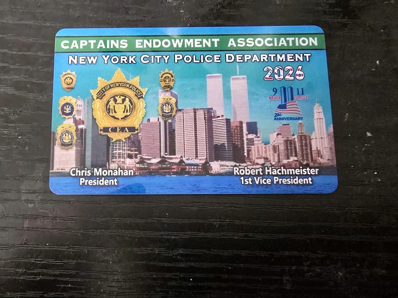 Captain Card 2026 Not PBA Or DEA. Genuine Not Signed