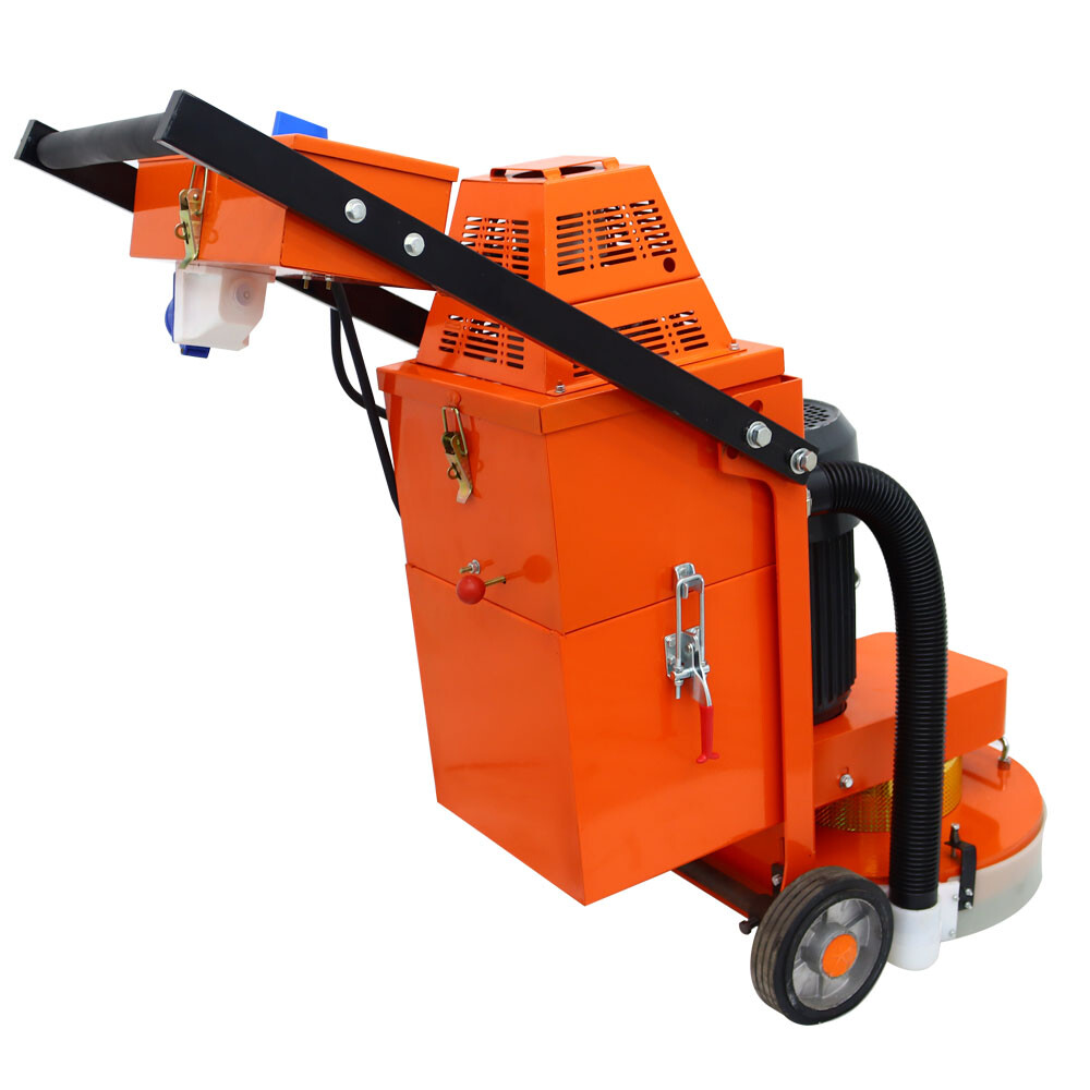 Concrete Floor Grinding Machine with Dust Box 5 Grinding Disc 220V Floor Grinder