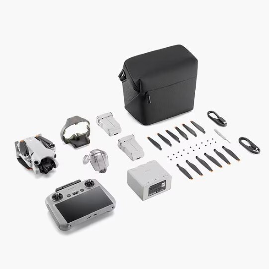 DJI Mini 4 Pro Fly More Combo Plus with RC 2 Controller 4K Camera Drone 3 Batt
