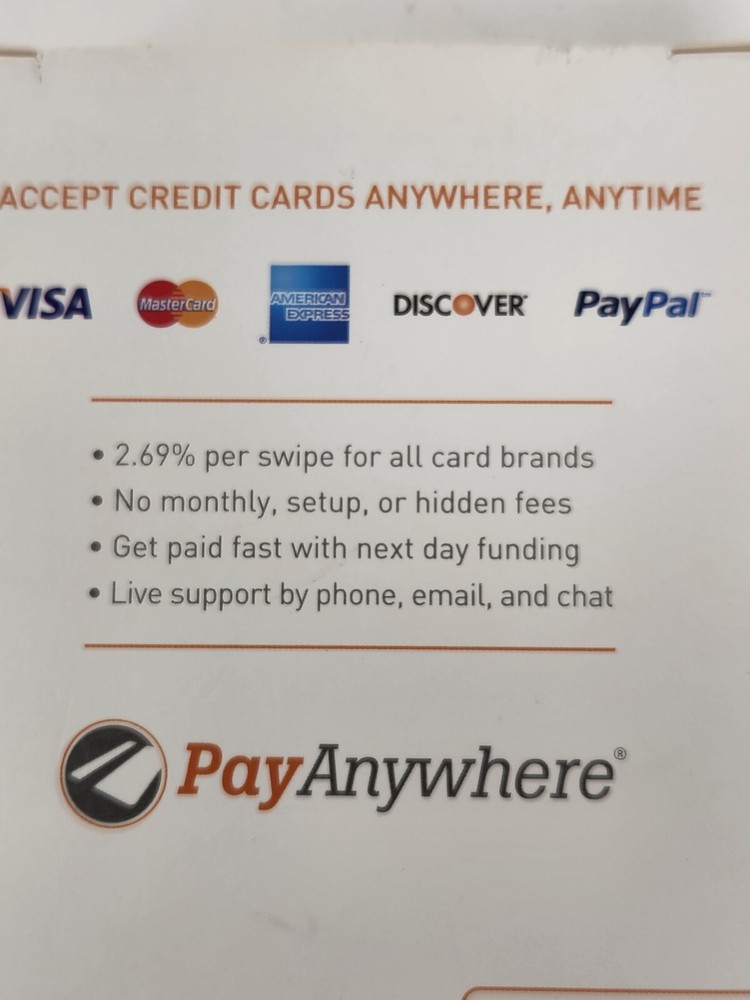NEW PayAnywhere Credit Card Reader - IPhone, iPad & Android