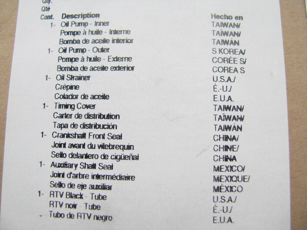Fel-pro TCS45899 Front Engine Crankshaft Seal Kit