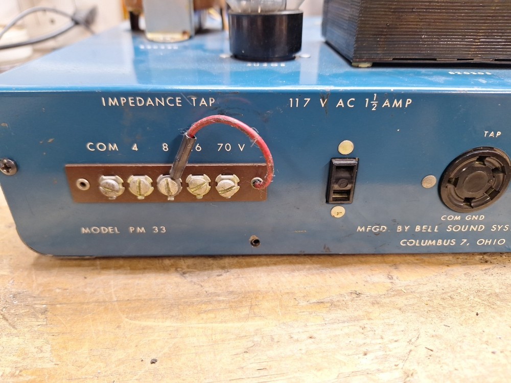 Bell Sound Systems Pacemaker PM-33 Tested Read Description