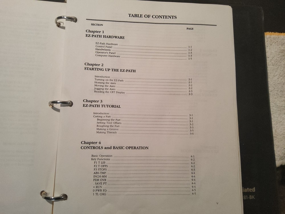 BRIDGEPORT ROMI EZ-Path PROGRAMING & OPERATIONS Manual