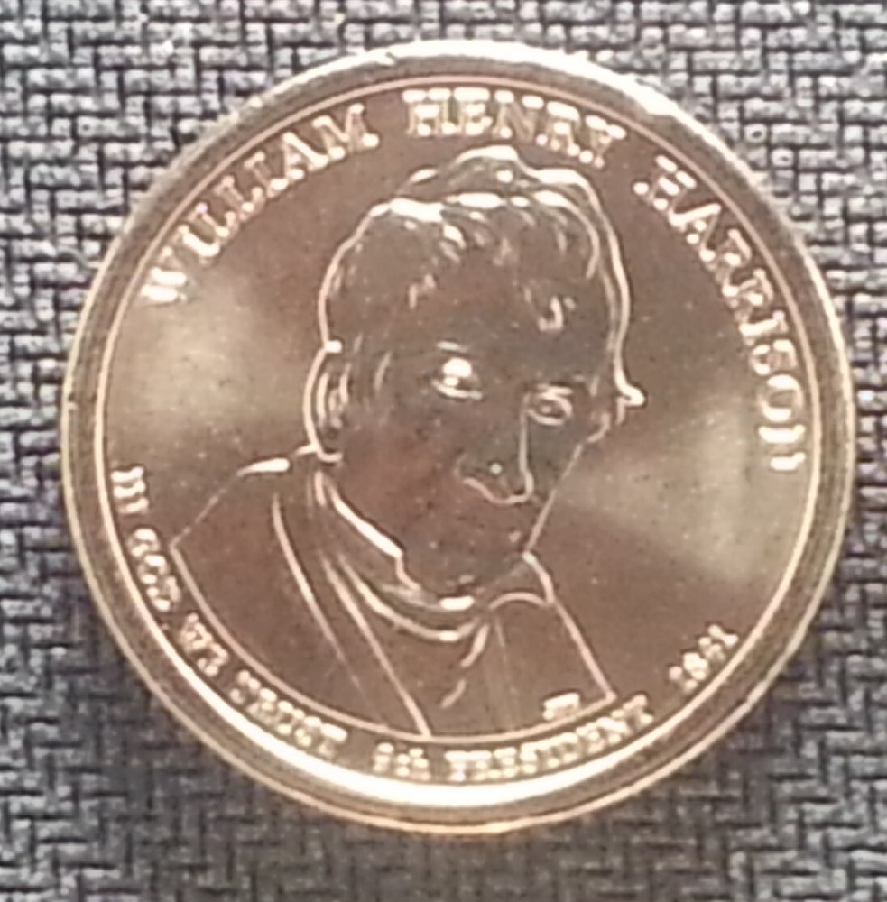 2009 D William H Harrison Presidential Dollar From Mint Roll