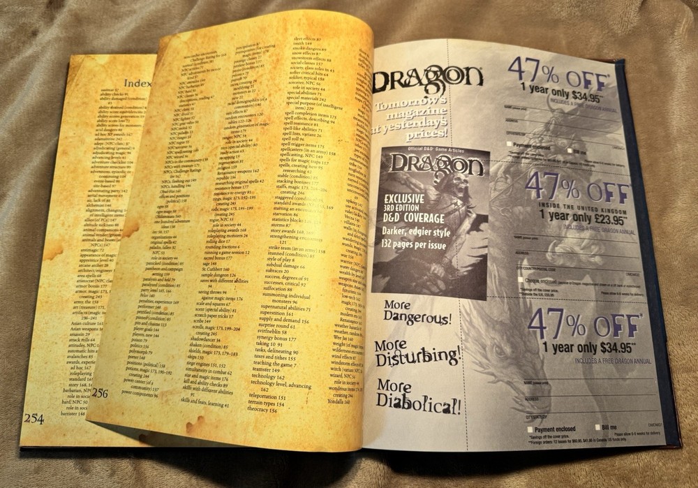 WotC D&D 3rd Ed Dungeon Master's Guide 3.0 Hardcover 2000