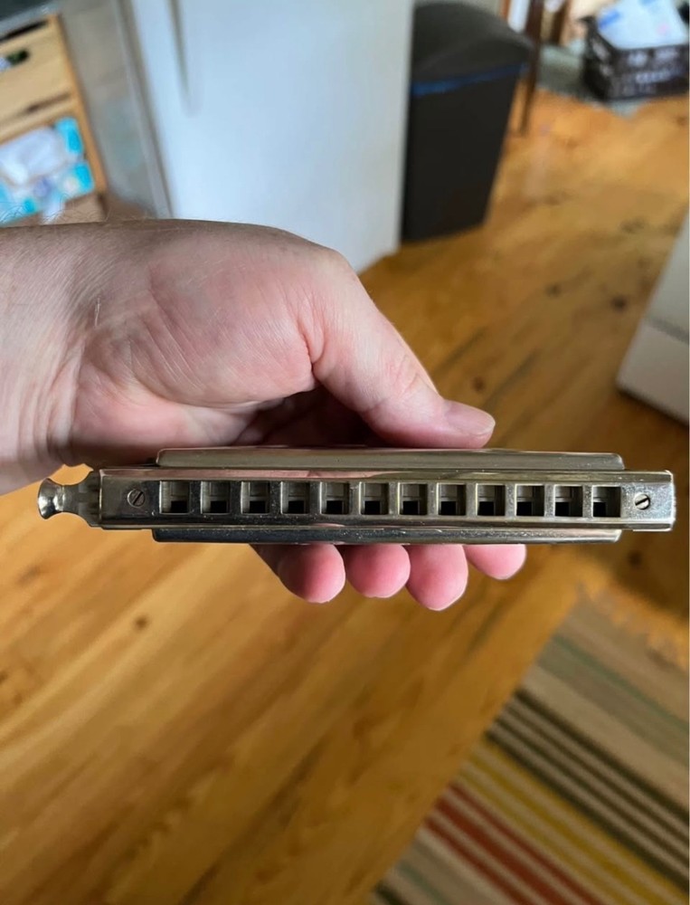 Vintage Hohner Super Chromonica Harmonica C