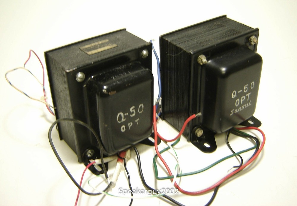 Pair of Sansui Q-50 Output Transformers -- RM