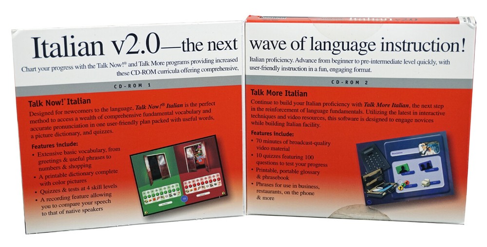 Instant Immersion LEARN how to Speak BEGINNER ITALIAN Language Win/Mac CD