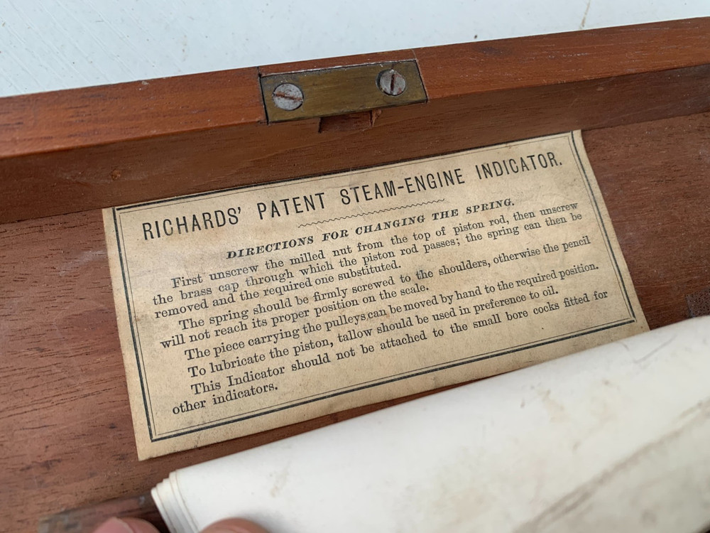 ANTIQUE STEAM ENGINE INDICATOR HANNAN & BUCHANAN