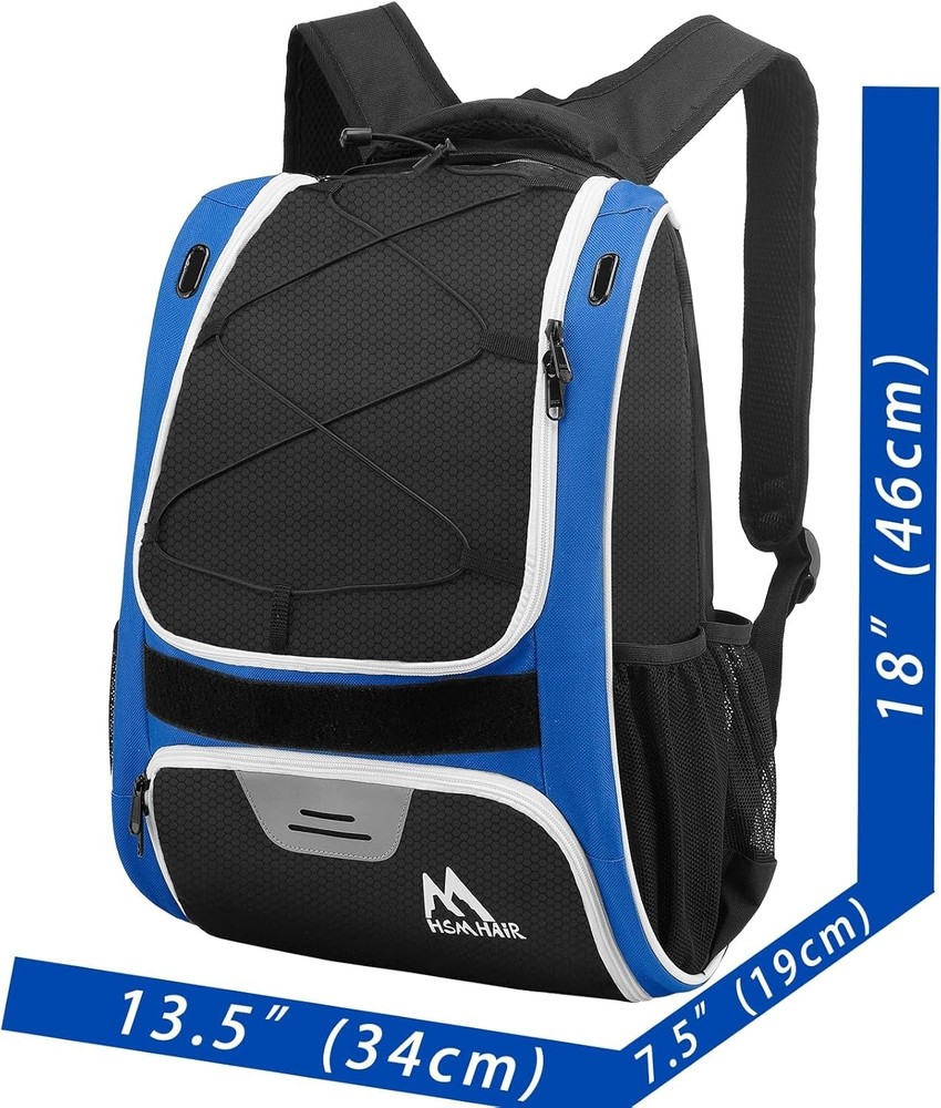Baseball Bag-Baseball Backpack Holder for Baseball, Large Main Compartment,So...