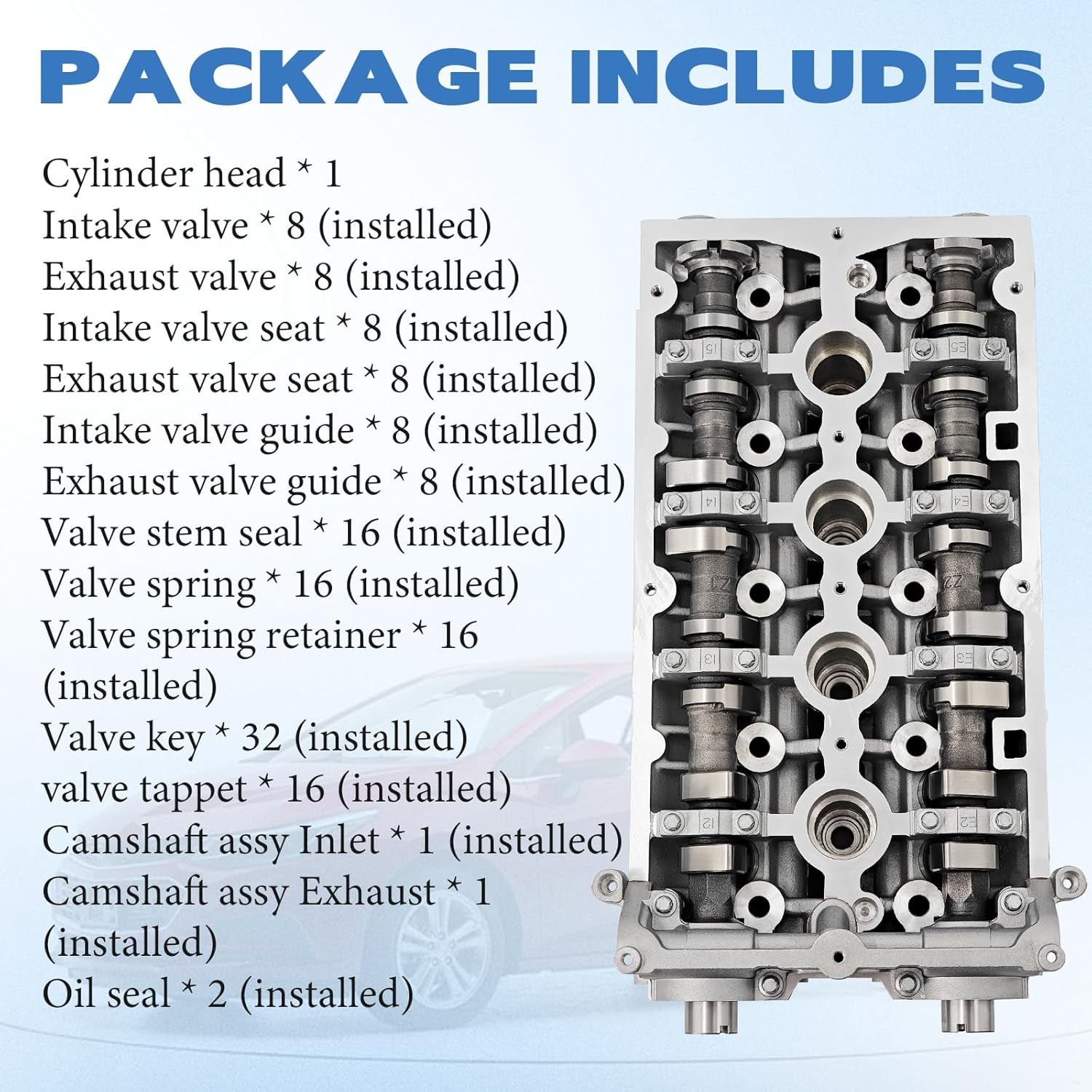 Cylinder Head Assembly For Chevy Cruze Sonic 1.8 DOHC 2011-2018 Dual VVT CAST