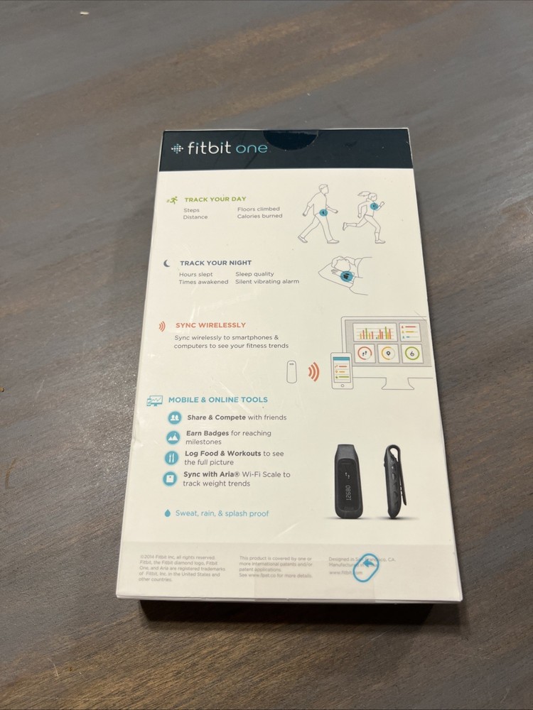 FITBIT ONE - Wireless Activity/Sleep Tracker - OPENED READ - FREE SHIP!
