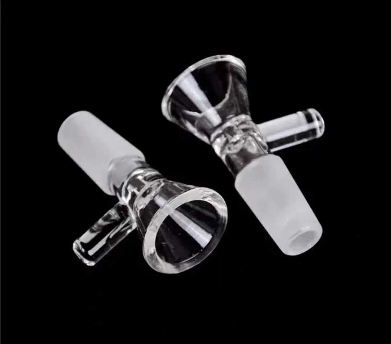 1PCS Glass Adapter Drop Down 14mm Male To 14mm Female Glass Reclaim Ash Catcher
