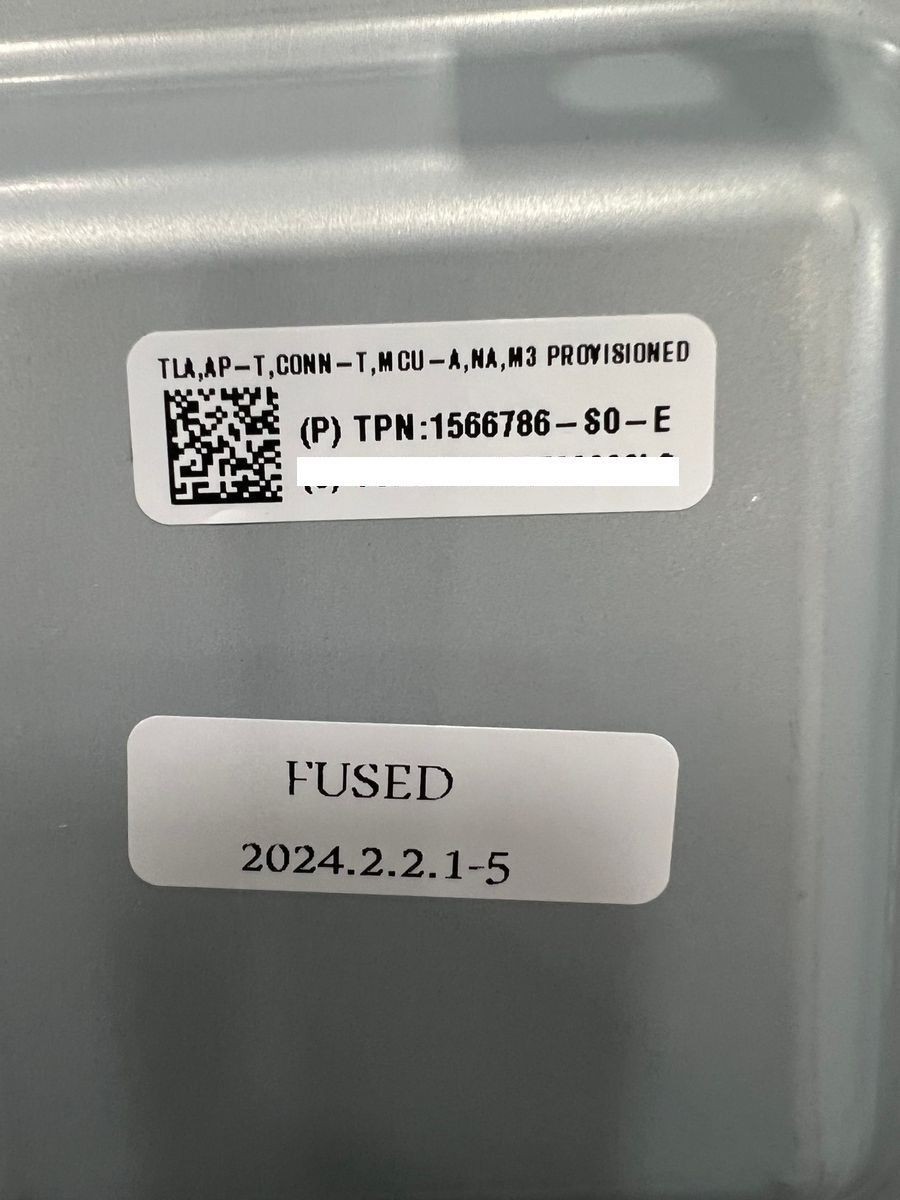 TESLA 1566786-S0-E Media Control Module For 2021-'23 Model 3. No Box*