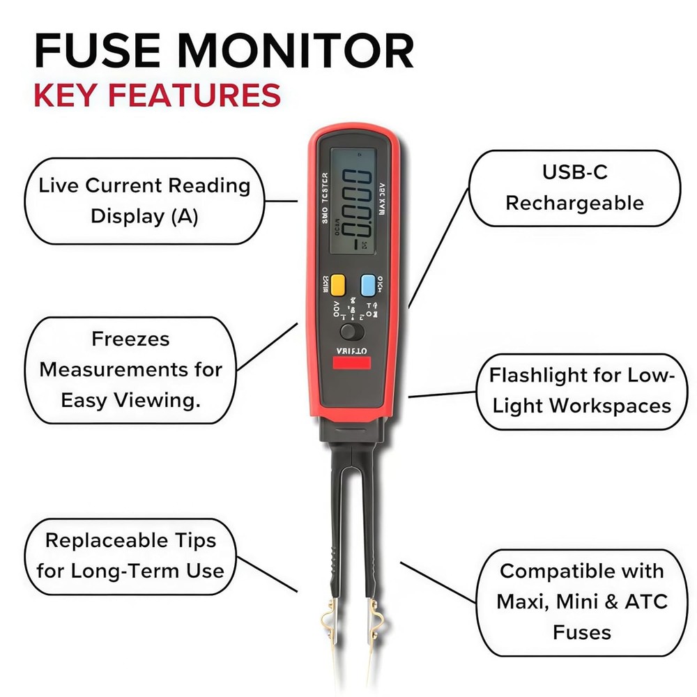 Digital Smart SMD Tester Intelligent Diode Continuity Resistor Capacitor Test