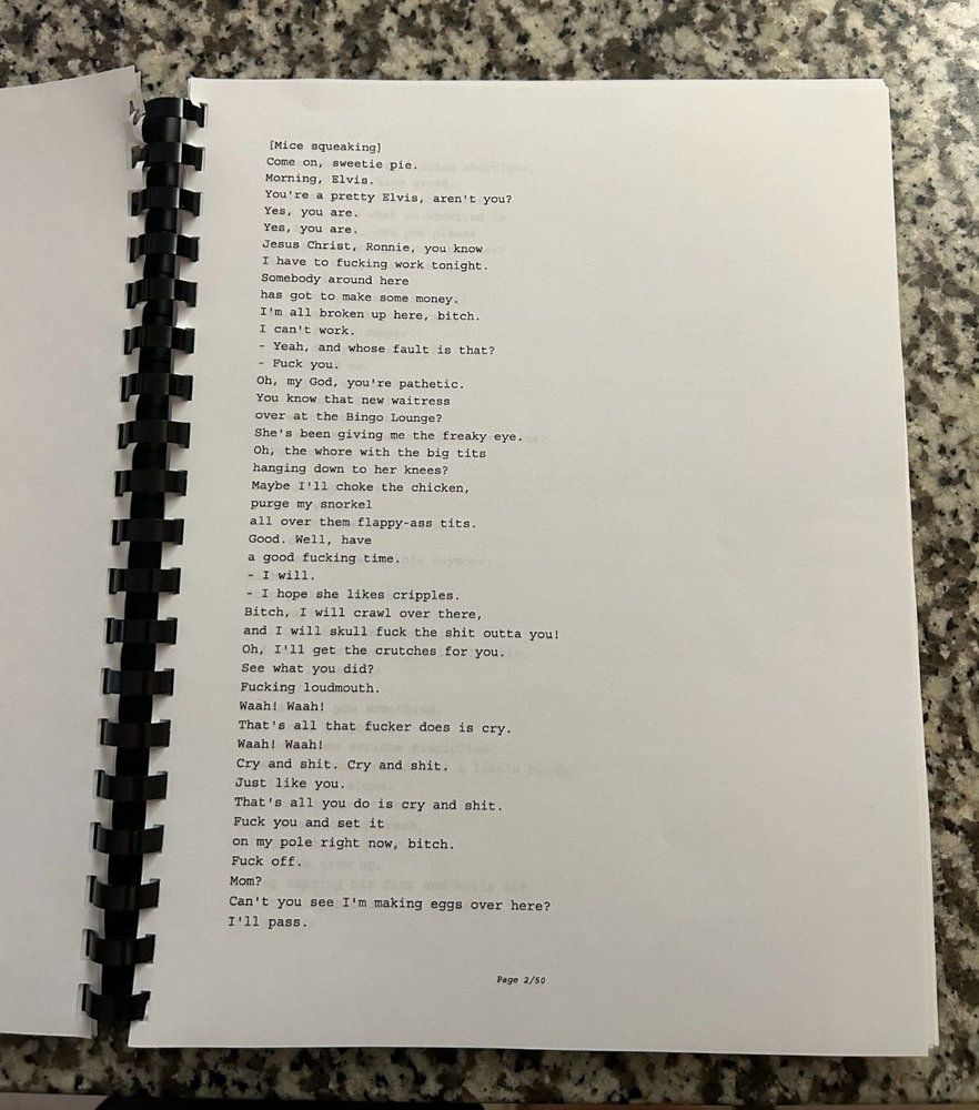 Rob Zombie Halloween Horror Movie Script Reprint Full Screenplay Script