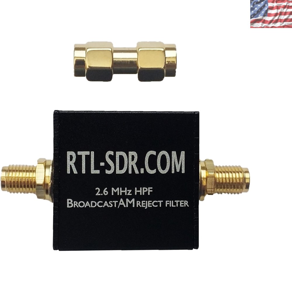 Signal Enhancing AM Reject High Pass Filter 2.6 MHz - Lightweight Design