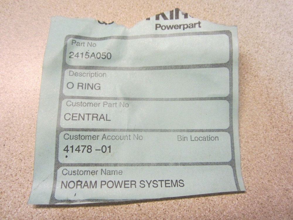 Perkins 2415A050 O-Ring