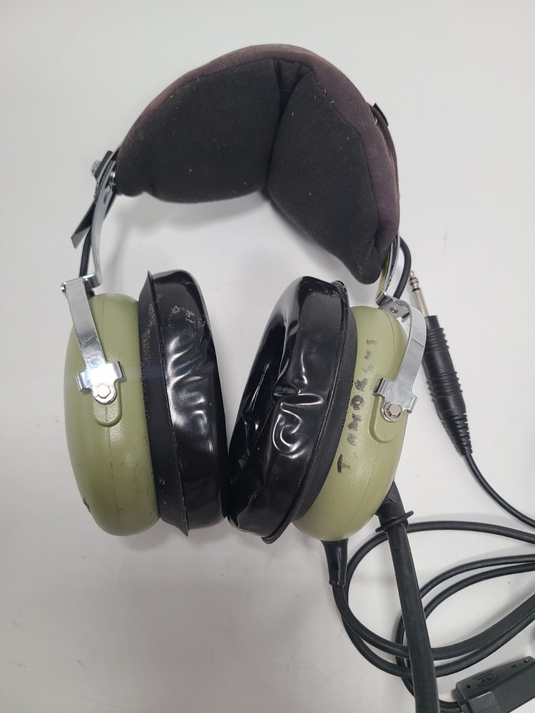 David Clark H10-13.4 Aviation Headset w/Microphone Untested