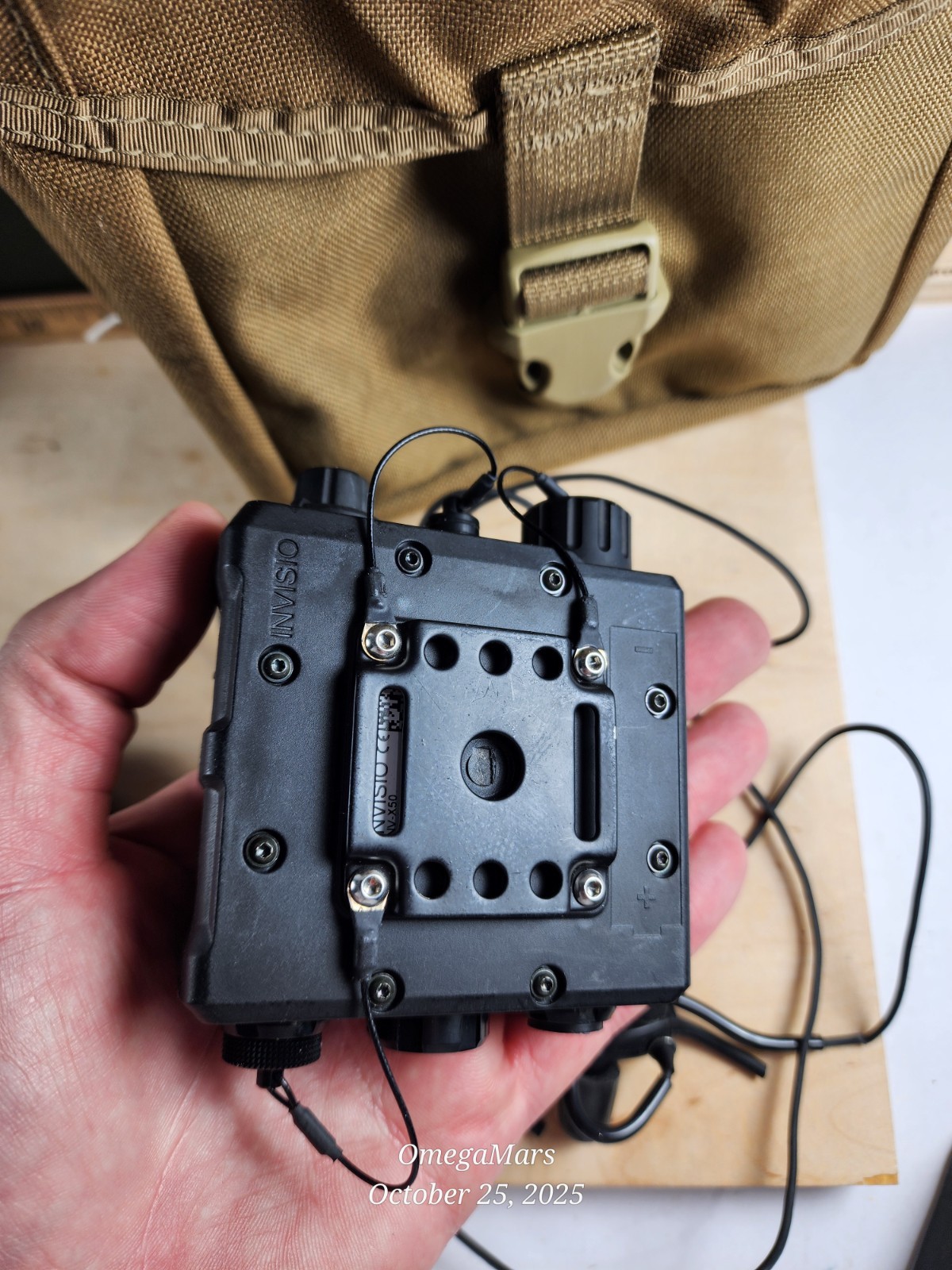 Invisio X50 TEA Dual Comm Digital Bone Conduction In-Ear Headset PTT Kit