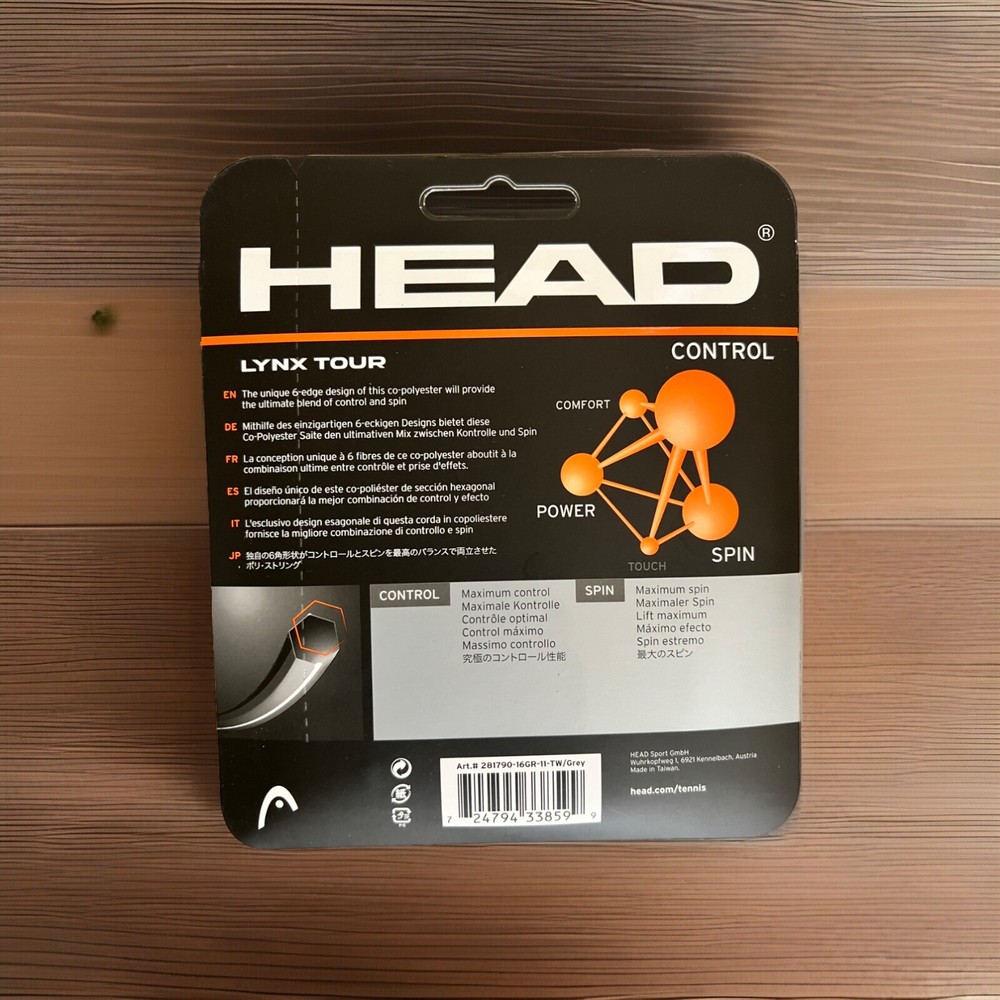 Head Lynx Tour 16 Tennis String 1.30mm Stringing