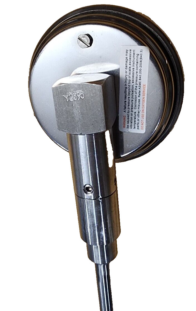 Whitehall CODE #6532-080-000 RANGE: 40/140 F/C 3'' DIAL, 28''Temperature Guage
