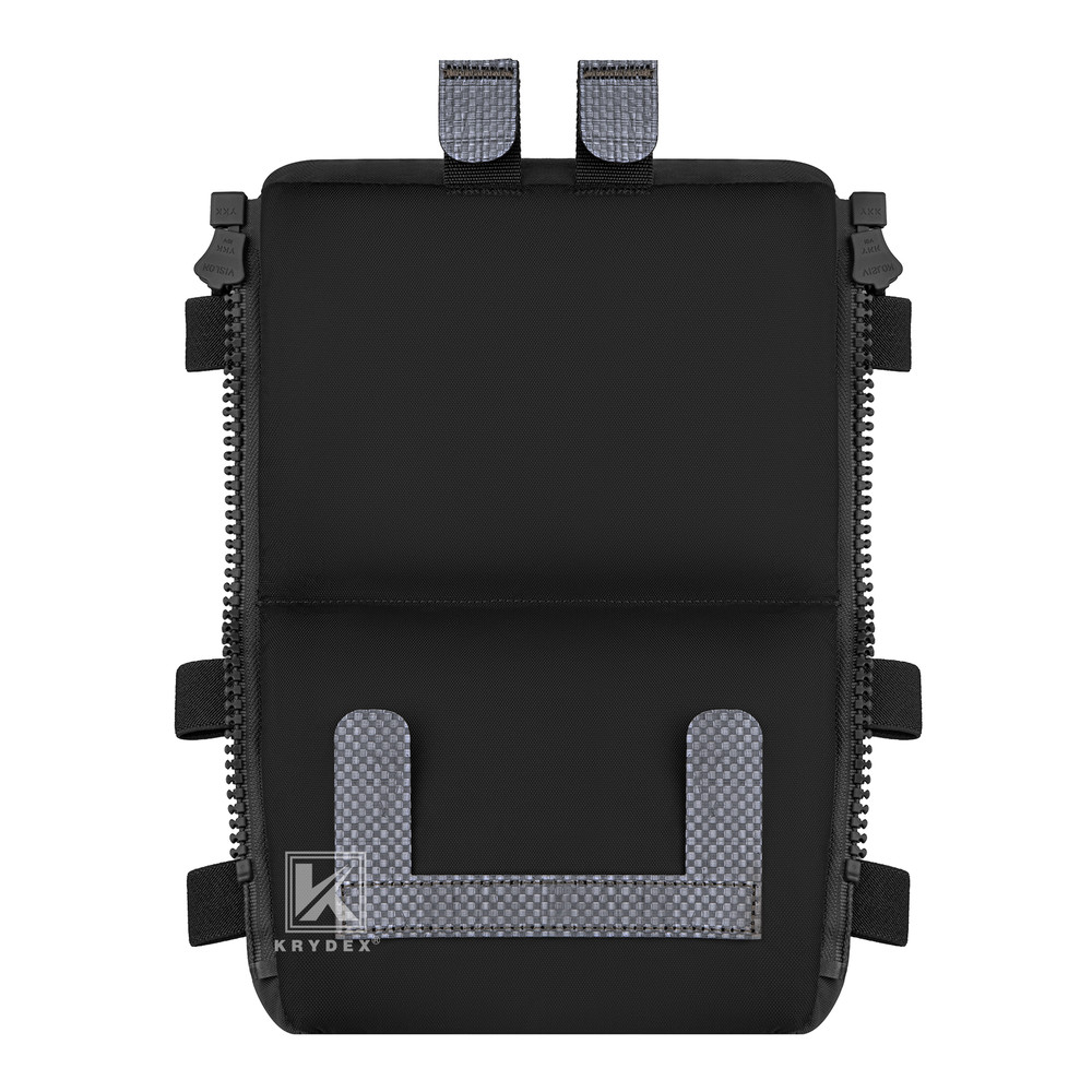 Krydex Tactical Back Panel Double Pouch Assault Zip Modular Backpack for V5 vest