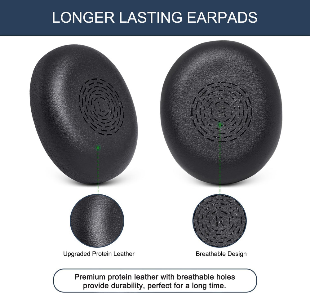 Ear Pads for Jabra Evolve2 65 Flex - Replacement Ear Cushions for Evolve2 65 ...